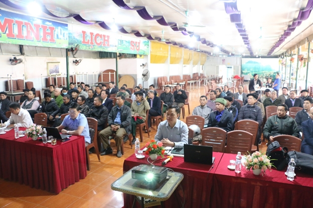 Các đại biểu tham gia Hội nghị tại huyện Thuận Châu