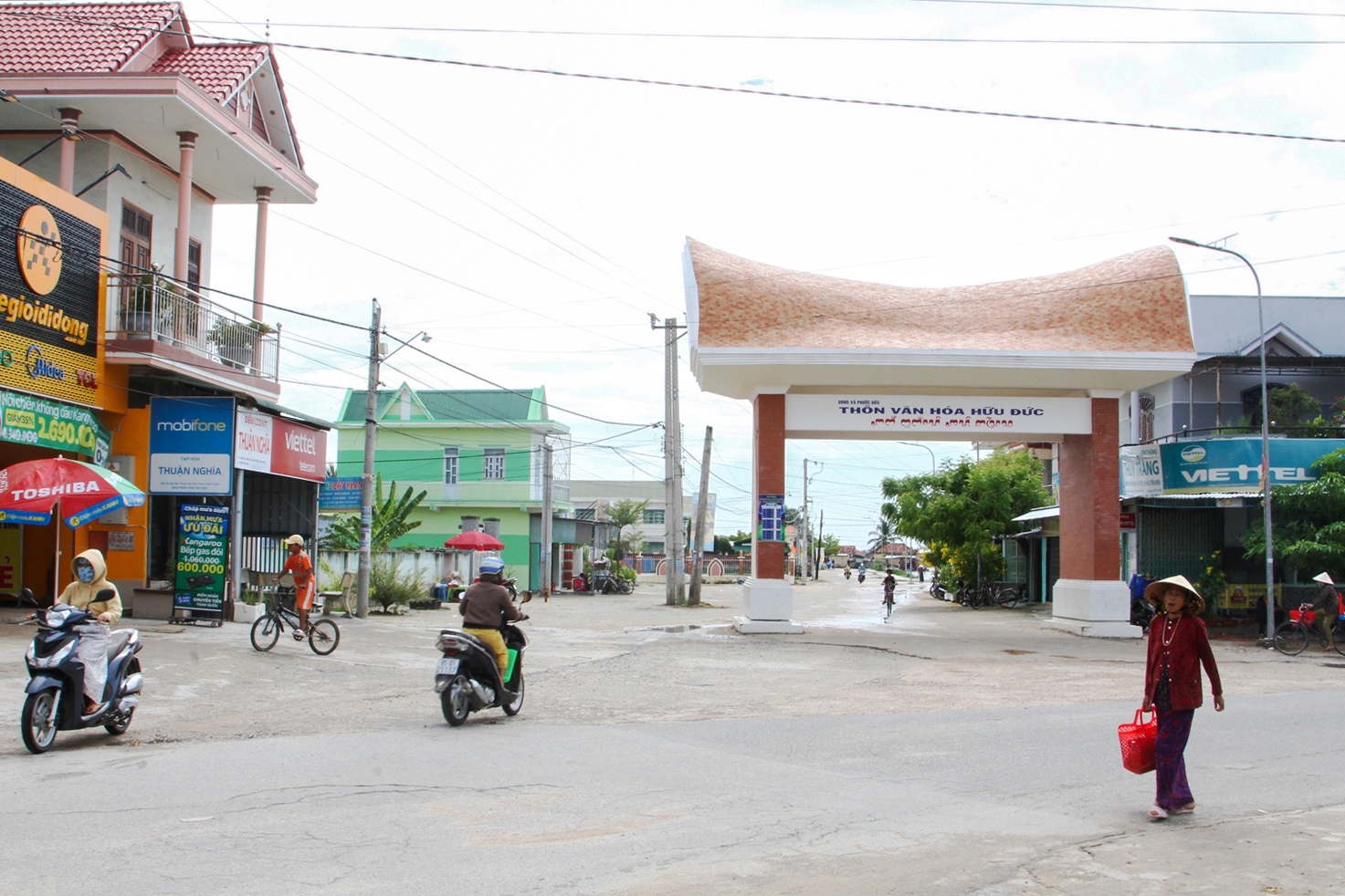 Một góc nông thôn mới vùng đồng bào Chăm huyện Ninh Phước