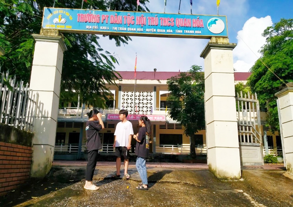 Trường PTDT Nội trú THCS Quan Hóa nơi xét tuyển sai quy định 43 học sinh