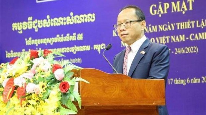 Ông Chay Navuth, Đại sứ Vương quốc Campuchia tại Việt Nam. Ảnh: TTXVN