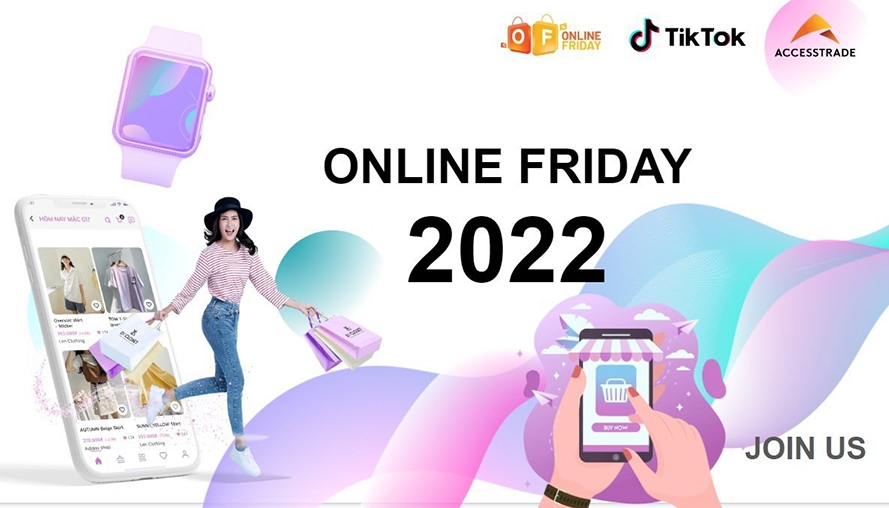 Online Friday là sự kiện mua sắm trực tuyến lớn nhất năm tại Việt Nam
