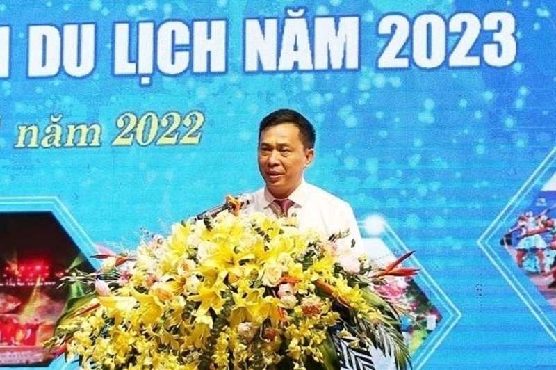 Chủ tịch UBND Tp. Sầm Sơn Lê Văn Tú phát biểu khai mạc Hội nghị