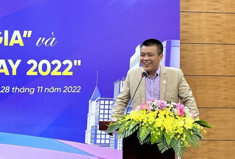 Ông Nguyễn Lâm Thanh - đại diện TikTok Việt Nam phát biểu tại Họp báo