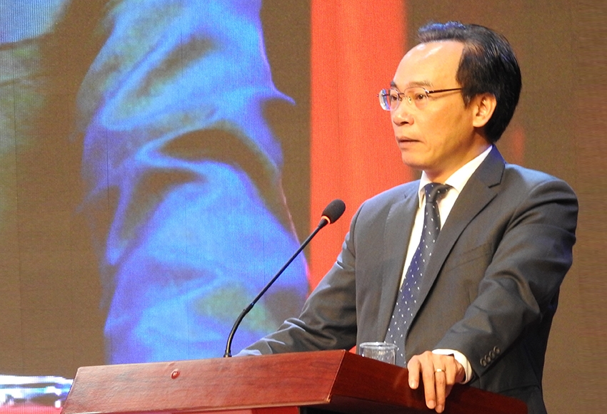 Thứ trưởng Bộ GD&ĐT Hoàng Minh Sơn phát biểu tại Chương trình