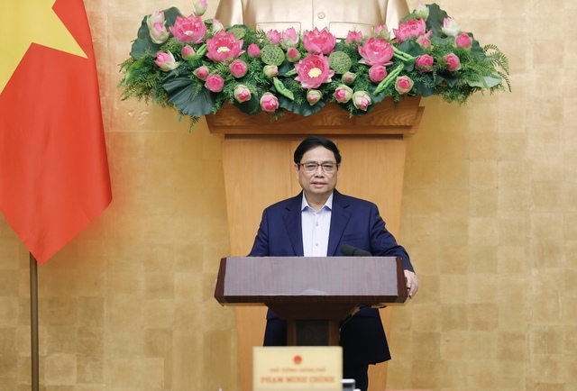 Thủ tướng Phạm Minh Chính chủ trì phiên họp Chính phủ thường kỳ tháng 11, thảo luận về nhiều nội dung quan trọng - Ảnh: VGP/Nhật Bắc
