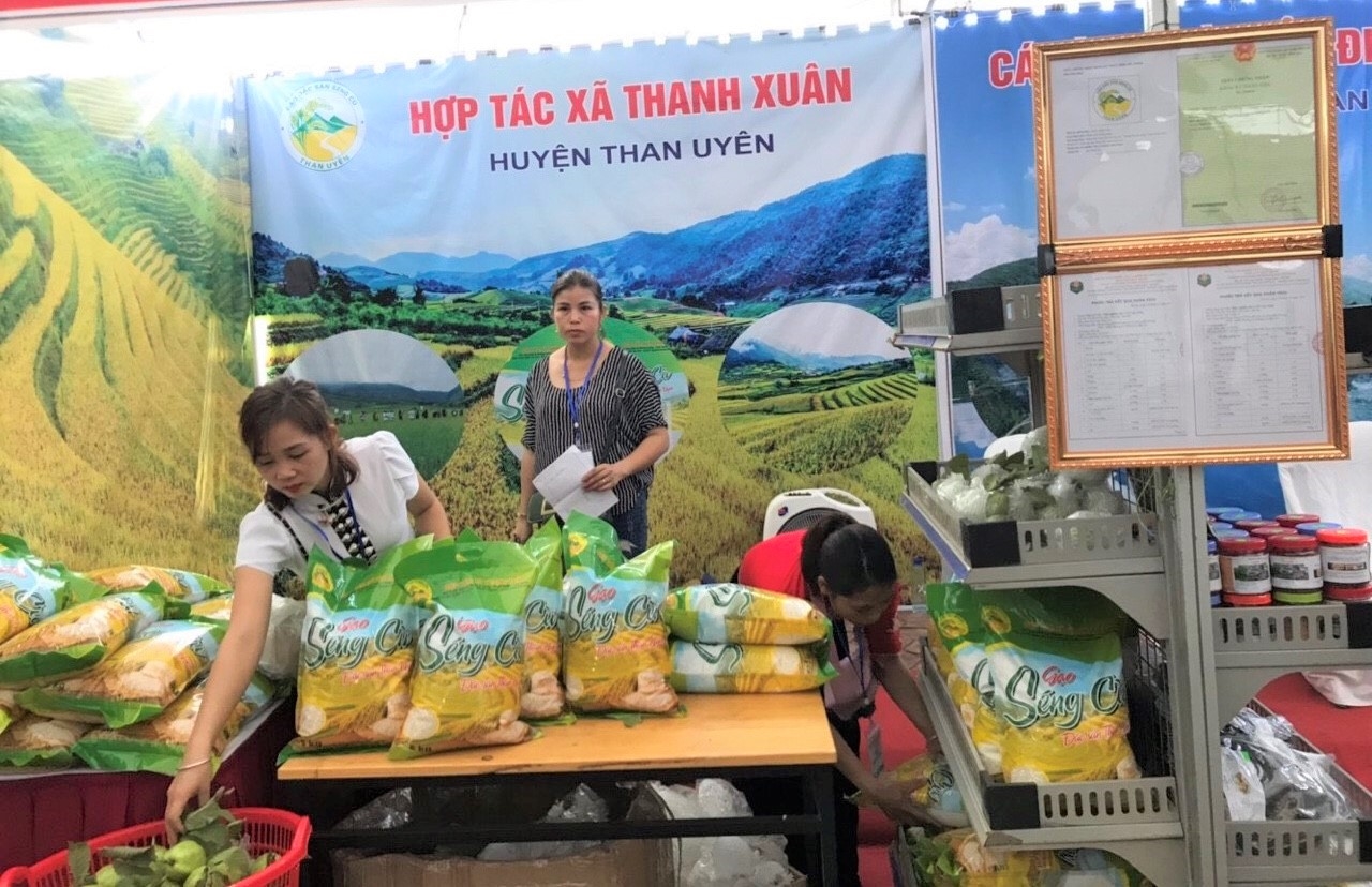 HTX Thanh Xuân (huyện Than Uyên) tham gia trưng bày, giới thiệu sản phẩm OCOP