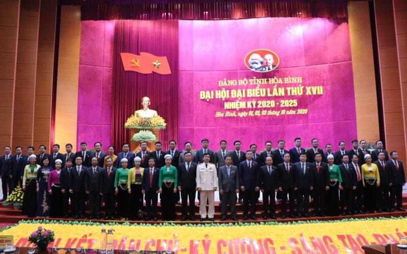 Ban Chấp hành Đảng bộ tỉnh Hòa Bình nhiệm kỳ 2020-2025