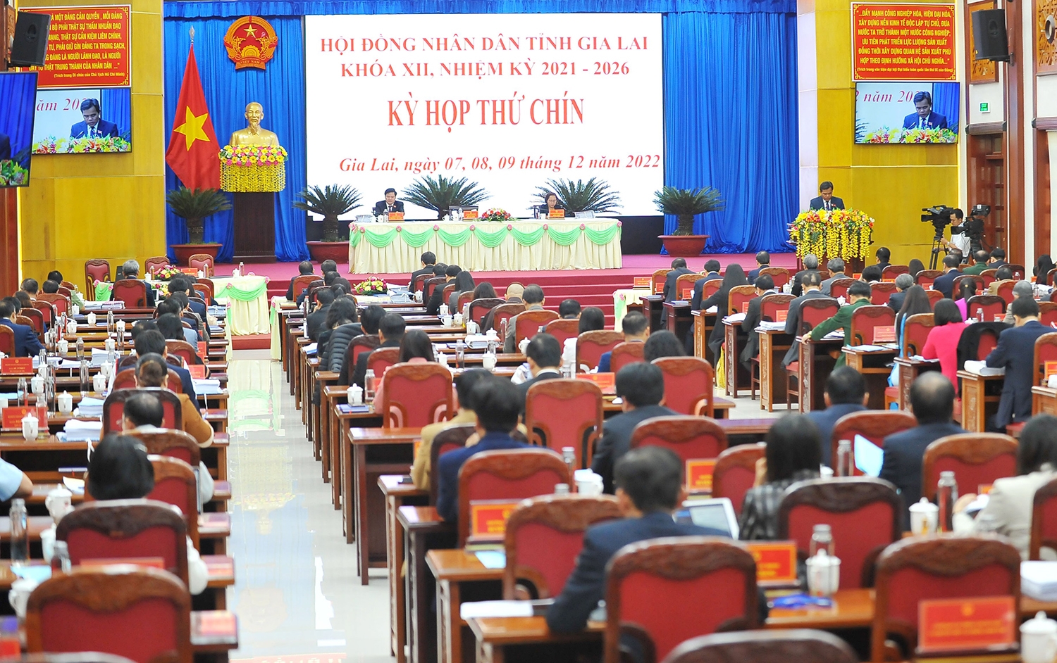 Quang cảnh khai mạc kỳ họp thứ 9 HĐND tỉnh Gia Lai