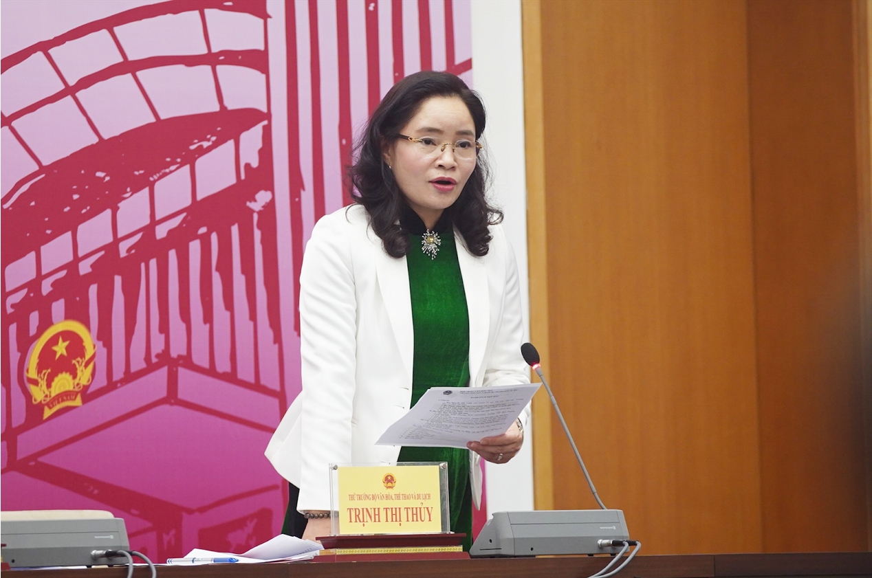 Bà Trịnh Thị Thủy - Thứ trưởng Bộ Văn hóa, Thể thao và Du lịch
