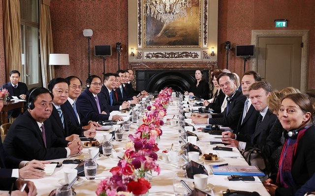 Hai Thủ tướng Việt Nam, Hà Lan nhất trí về nhiều vấn đề hợp tác chiến lược - Ảnh: VGP/Nhật Bắc