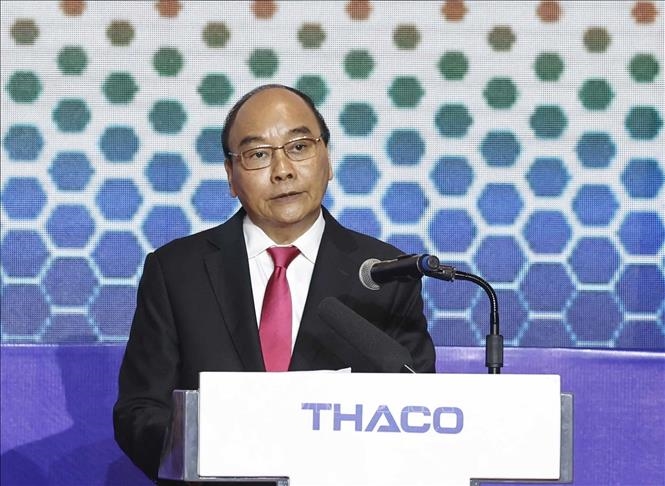Chủ tịch nước Nguyễn Xuân Phúc phát biểu - Ảnh: TTXVN