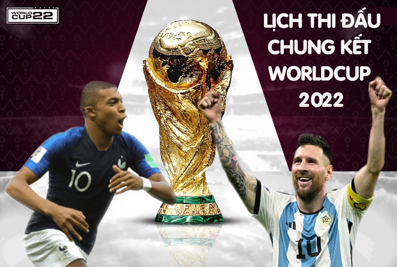 Lịch thi đấu chung kết World Cup 2022: Argentina gặp Pháp