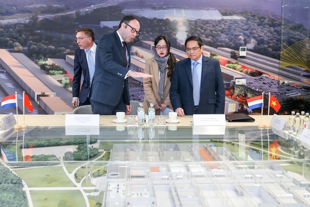 Thủ tướng thăm Trung tâm Công nghệ Brainport (BIC), thành phố Eindhoven, Hà Lan. Nơi đây được coi là "thung lũng Silicon" của châu Âu - Ảnh: VGP/Nhật Bắc