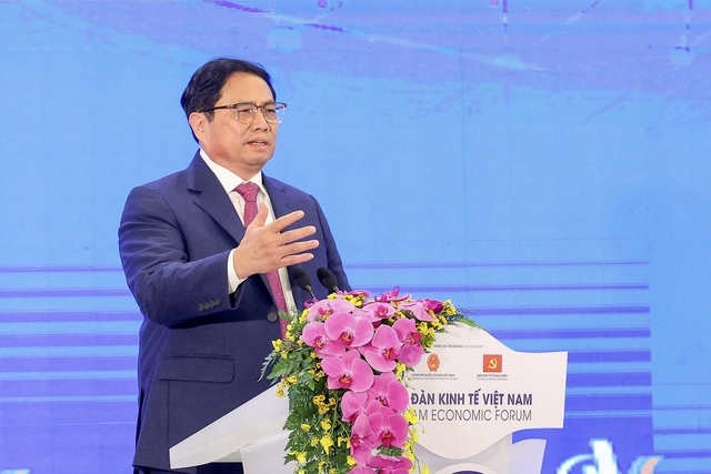 Thủ tướng Phạm Minh Chính: Phản ứng chính sách kịp thời với ưu tiên phù hợp - Ảnh: VGP/Nhật Bắc