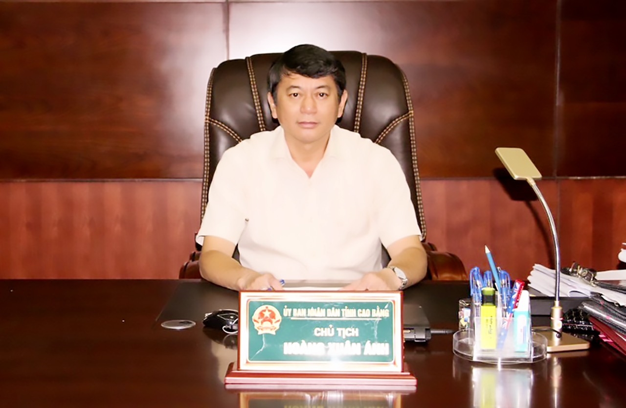 Ông Hoàng Xuân Ánh, Chủ tịch Ủy ban nhân dân tỉnh Cao Bằng, Trưởng Ban Chỉ đạo các CTMTQG tỉnh Cao Bằng