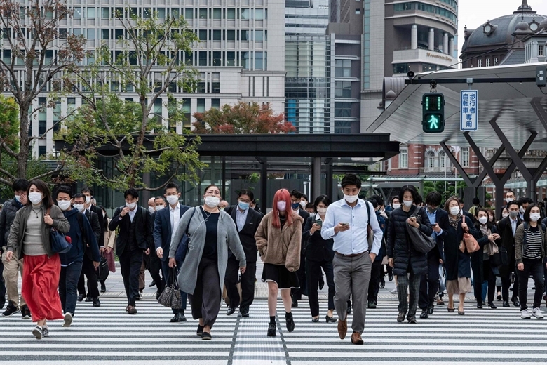 Trong 24 giờ qua, Nhật Bản tiếp tục dẫn đầu châu Á về số ca nhiễm mới. (Ảnh: AFP)