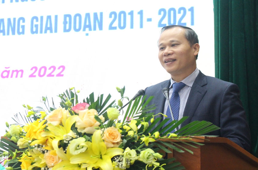 Ông Mai Sơn - Phó Chủ tịch Thường trực UBND tỉnh phát biểu tại Hội nghị