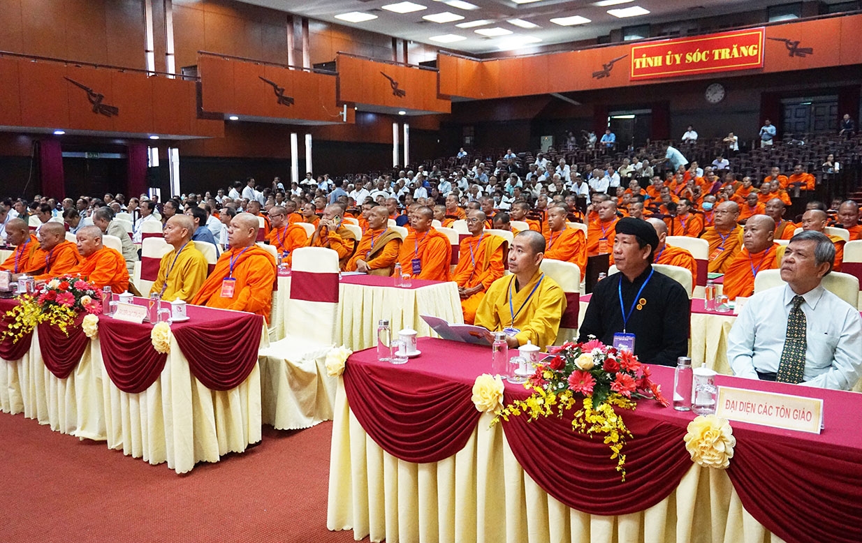 Đại hội được tiếp đón nhiều thành phần tôn giáo trong tỉnh tham dự