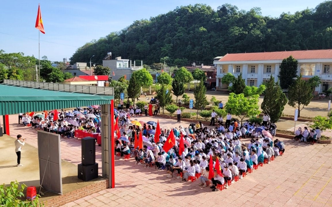 Tại Sơn La, năm học 2022-2023, tỷ lệ học sinh, sinh viên trên toàn tỉnh tham gia BHYT đạt trên 95%
