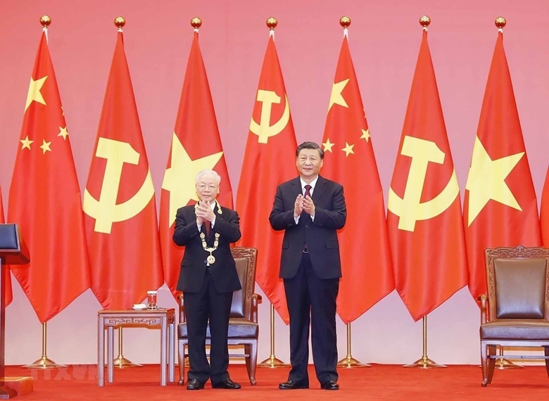 Tổng Bí thư Nguyễn Phú Trọng và Tổng Bí thư, Chủ tịch Trung Quốc Tập Cận Bình trong chuyến thăm chính thức Trung Quốc từ ngày 30/10 - 1/11/2022 