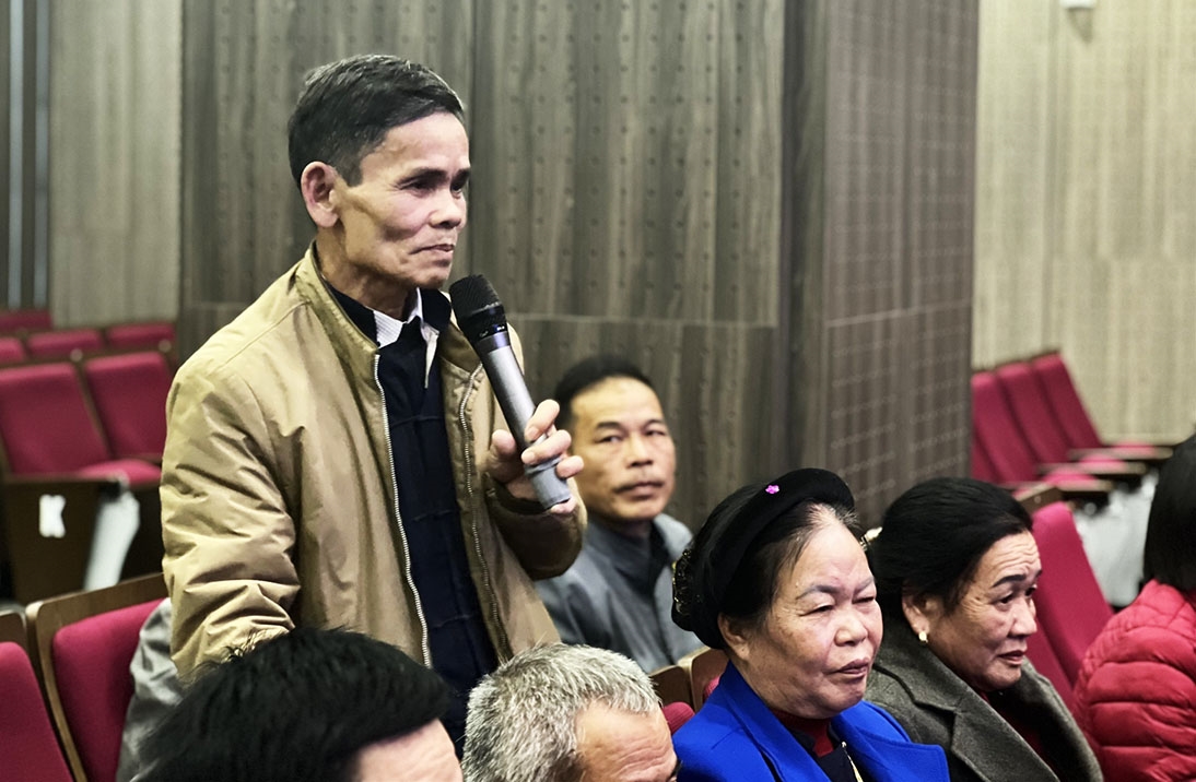 Đại biểu Người có uy tín bày tỏ niềm vui mừng khi được về thăm Thủ đô Hà Nội, vinh dự được Lãnh đạo UBDT tiếp đón