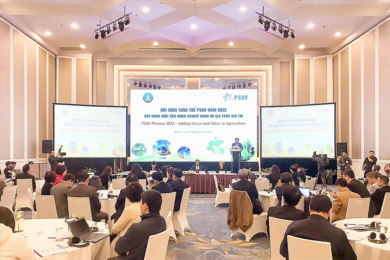 Hội nghị toàn thể các nhóm công tác công tư (PPP) ngành hàng trong khuôn khổ Đối tác phát triển nông nghiệp bền vững Việt Nam (PSAV) năm 2022 được tổ chức ngày 5/12, tại Hà Nội