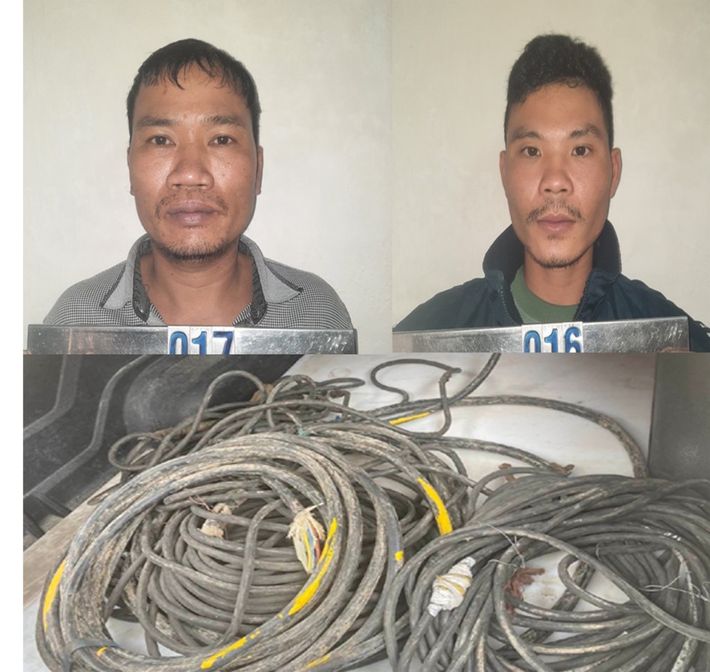 Thanh Hóa:Bắt 2 đối tượng trộm cắp dây cáp điện tại nhà máy xi măng Long Sơn