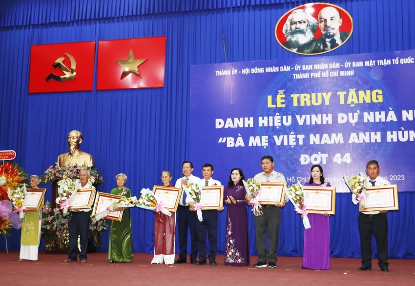 TPHCM: Tổ chức Lễ truy tặng danh hiệu “Bà Mẹ Việt Nam Anh hùng” cho 8 Mẹ