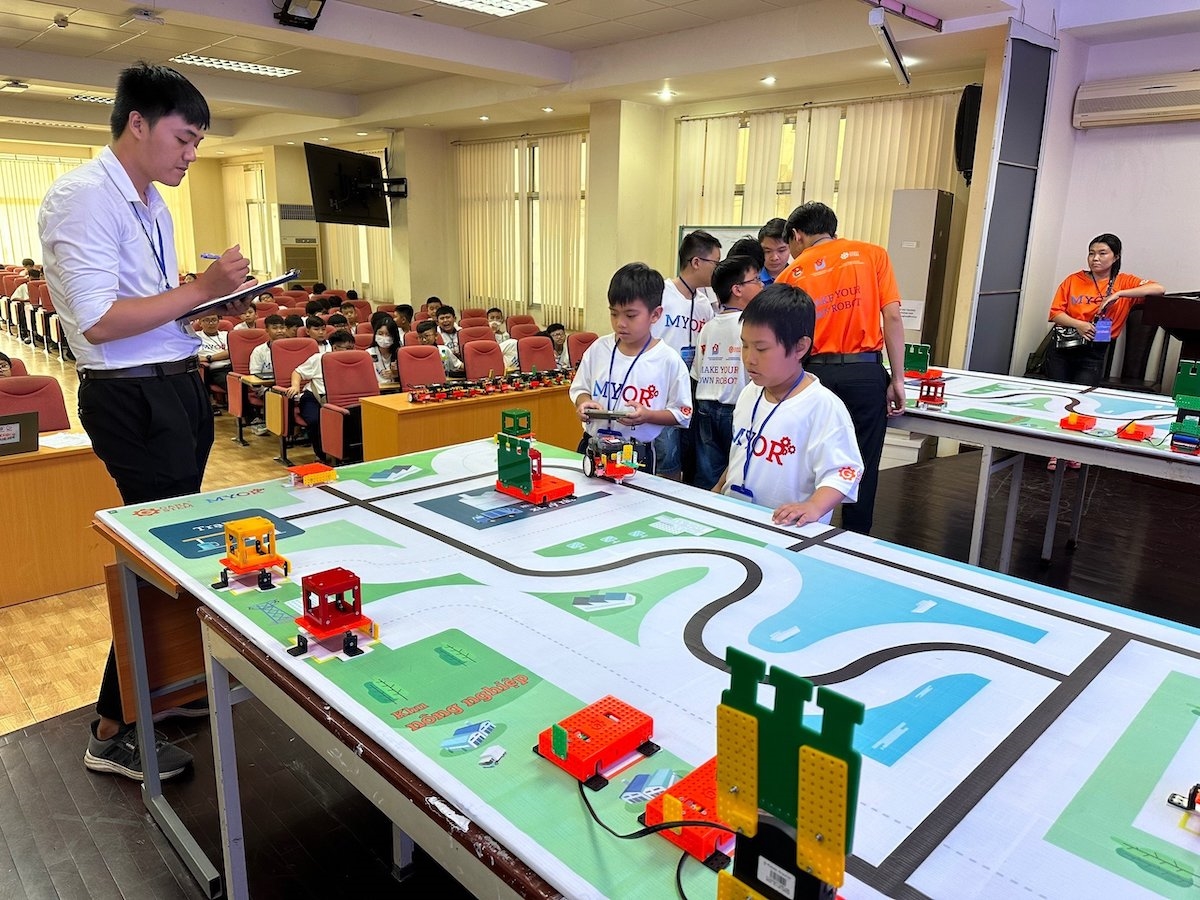 (Tin) TP. Hồ Chí Minh: Tổ chức vòng chung kết cuộc thi "Lắp ráp và lập trình Robot dành cho học sinh - MYOR 2023" 1