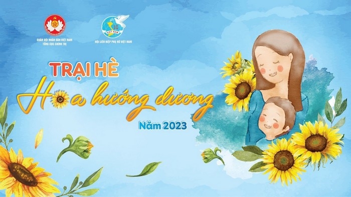 Trại hè Hoa hướng dương hướng tới lan tỏa giá trị nhân văn của chương trình "Mẹ đỡ đầu", hưởng ứng Tháng hành động vì trẻ em và Ngày Gia đình Việt Nam 2023. (Ảnh: Hội Liên hiệp phụ nữ Việt Nam)