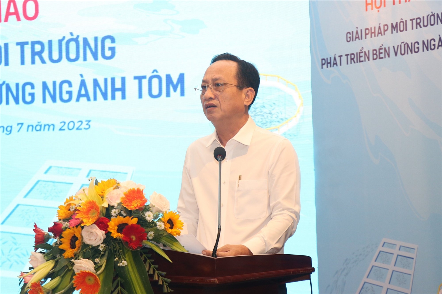 Ông Phạm Văn Thiều, Chủ tịch UBND tỉnh Bạc Liêu phát biểu tại Hội thảo