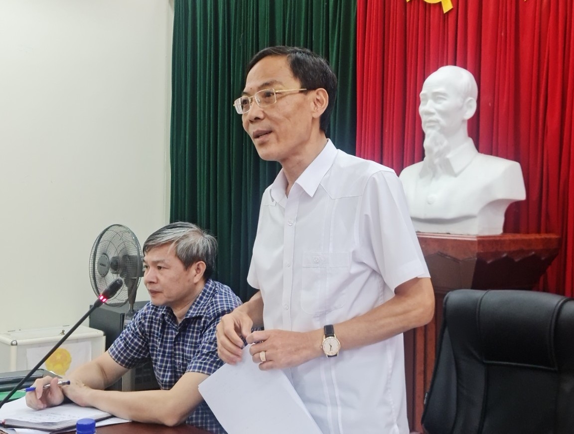 Ông Đầu Thanh Tùng, Phó Chủ tịch UBND tỉnh Thanh Hóa phát biểu tại hội nghị