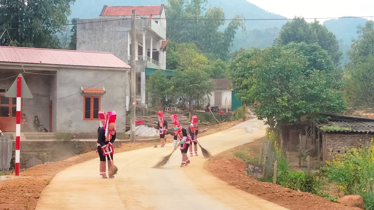 Nhiều tuyến đường được bê tông hóa tại huyện vùng cao Bình Liêu