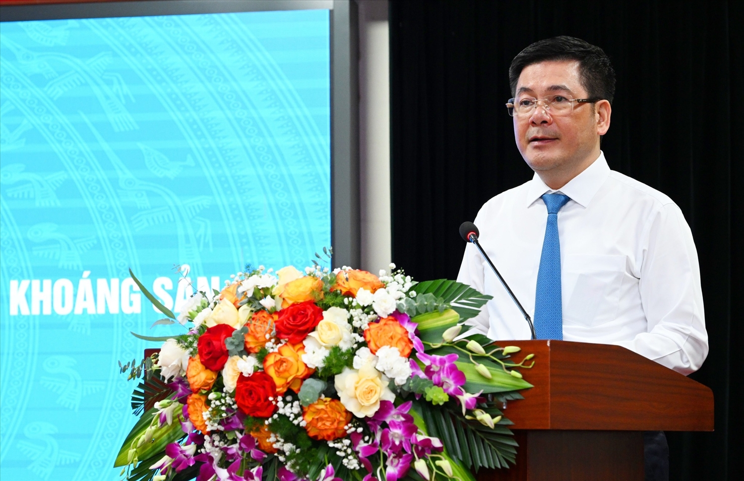 Bộ trưởng Bộ Công thương Nguyễn Hồng Diên phát biểu tại buổi công bố