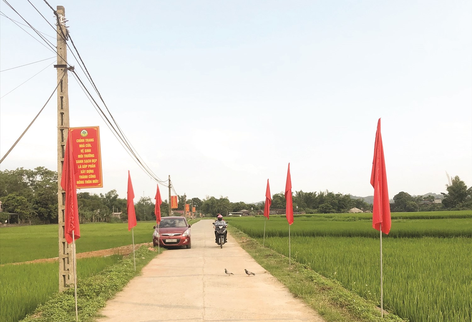 Diện mạo nông thôn ở huyện Hoà An, Cao Bằng có nhiều chuyển biến đáng kể nhờ triển khai đồng bộ các chính sách dân tộc. (Ảnh: Mạnh Cường)
