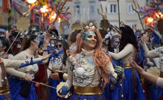 Người dân vùng Kastav, Rijeka hóa trang tham gia lễ hội