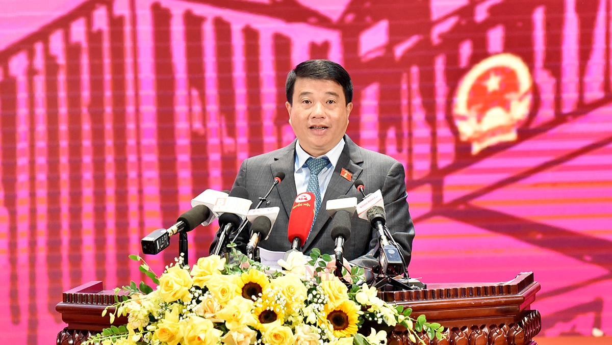 Chủ tịch Hội đồng Dân tộc Y Thanh Hà Niê Kđăm phát biểu tại Hội thảo Văn hoá 2022 diễn ra tại Bắc Ninh ngày 17/12/2022