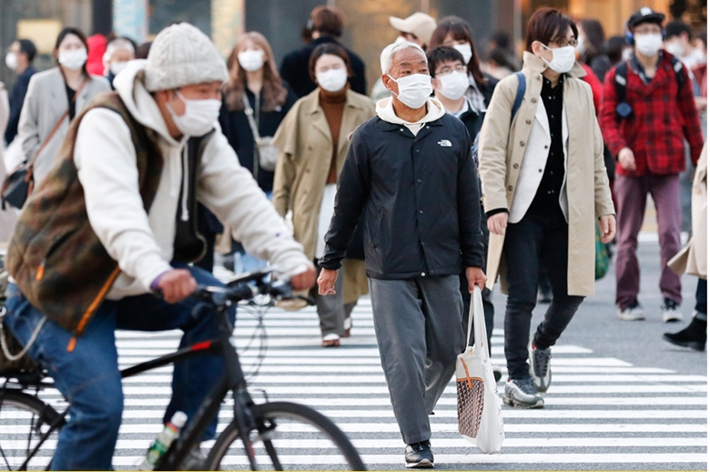 Trong 24 giờ qua, Nhật Bản tiếp tục ghi nhận số ca nhiễm COVID-19 mới nhiều nhất khu vực châu Á. (Ảnh: yellowfinbi.com)