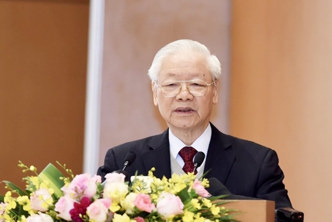  Tổng Bí thư Nguyễn Phú Trọng phát biểu tại Hội nghị