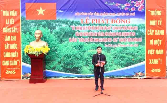 Lễ phát động Tết trồng cây "Đời đời nhớ ơn Bác Hồ" Xuân Quý Mão năm 2023 tại huyện Ba Chẽ