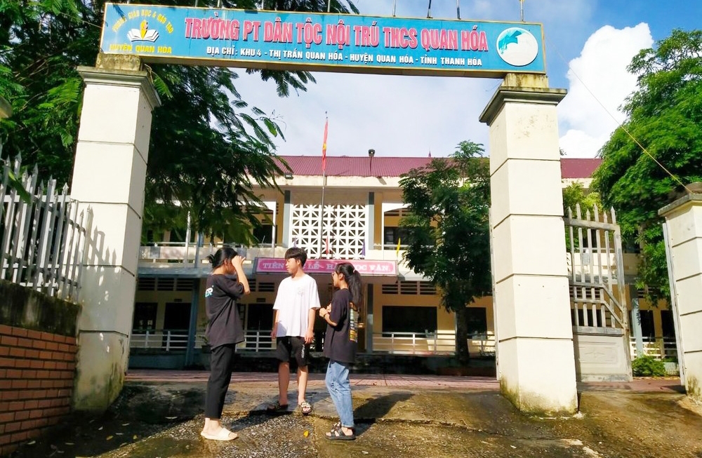 Trường PTDT Nội trú THCS Quan Hóa nơi xét tuyển sai quy định 43 học sinh