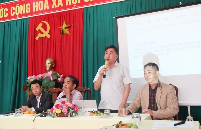 Ông Nguyễn Văn Phúc - Giám đốc Sở Du lịch tỉnh Thừa Thiên Huế chu trì Tọa đàm