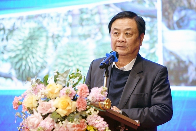 Bộ trưởng Bộ NN&PTNT Lê Minh Hoan phát biểu chỉ đạo tại Hội nghị