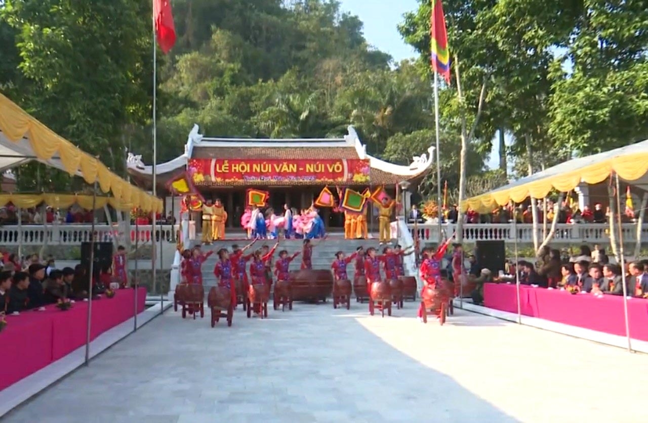 Lễ hội Núi Văn - Núi Võ đã trở thành Di sản văn hóa phi vật thể Quốc gia