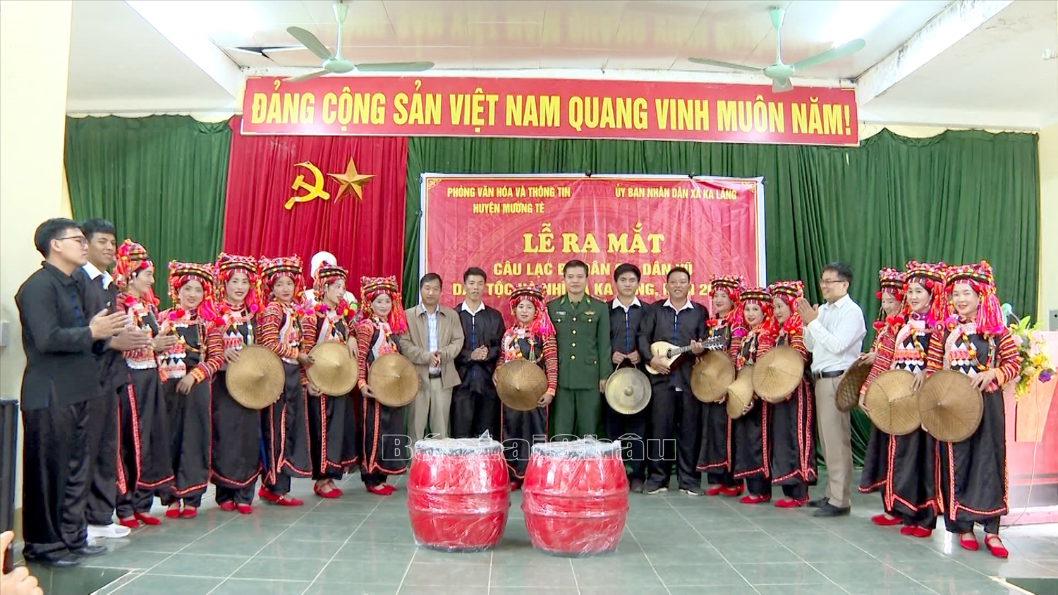 Lễ ra mắt Câu lạc bộ dân ca, dân vũ dân tộc Hà Nhì, xã Ka Lăng, huyện Mường Tè
