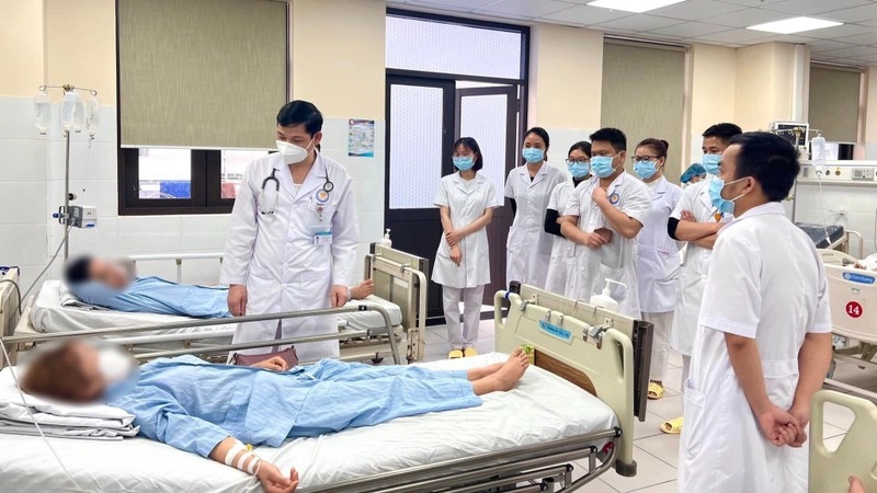 4 bệnh nhân đang điều trị tại Bệnh viện đa khoa tỉnh Hòa Bình