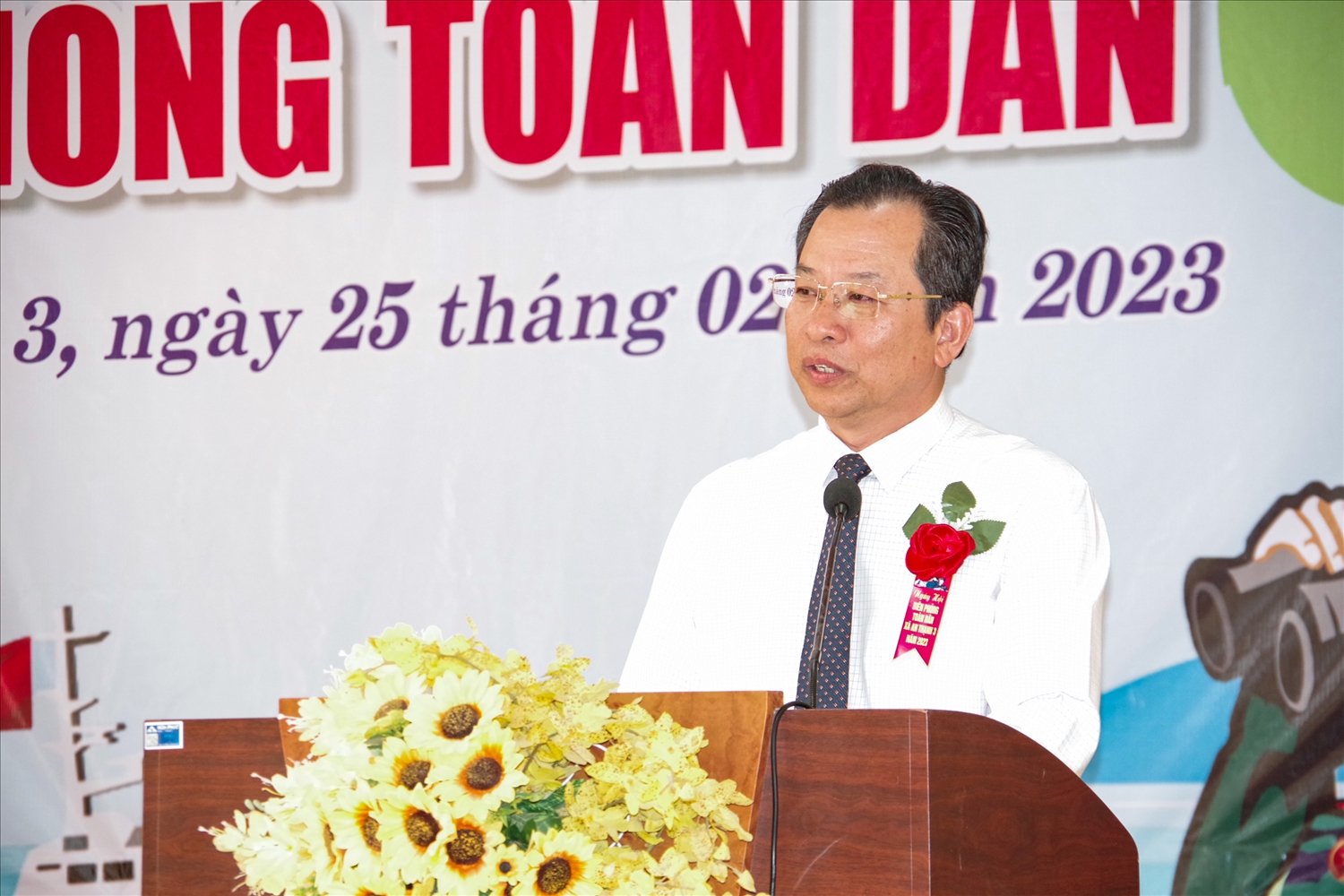 Ông Vương Quốc Nam – Phó Chủ tịch UBND tỉnh Sóc Trăng phát biểu chỉ đạo tại Ngày hội