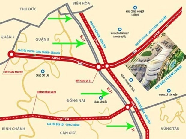 Cao tốc Biên Hòa - Vũng Tàu có chiều dài gần 54km, với tổng vốn đầu tư gần 18.000 tỷ đồng.