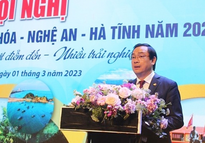Ông Nguyễn Trùng Khánh - Tổng Cục trưởng Tổng Cục Du lịch - Bộ VHTT&DL phát biểu tại Hội nghị