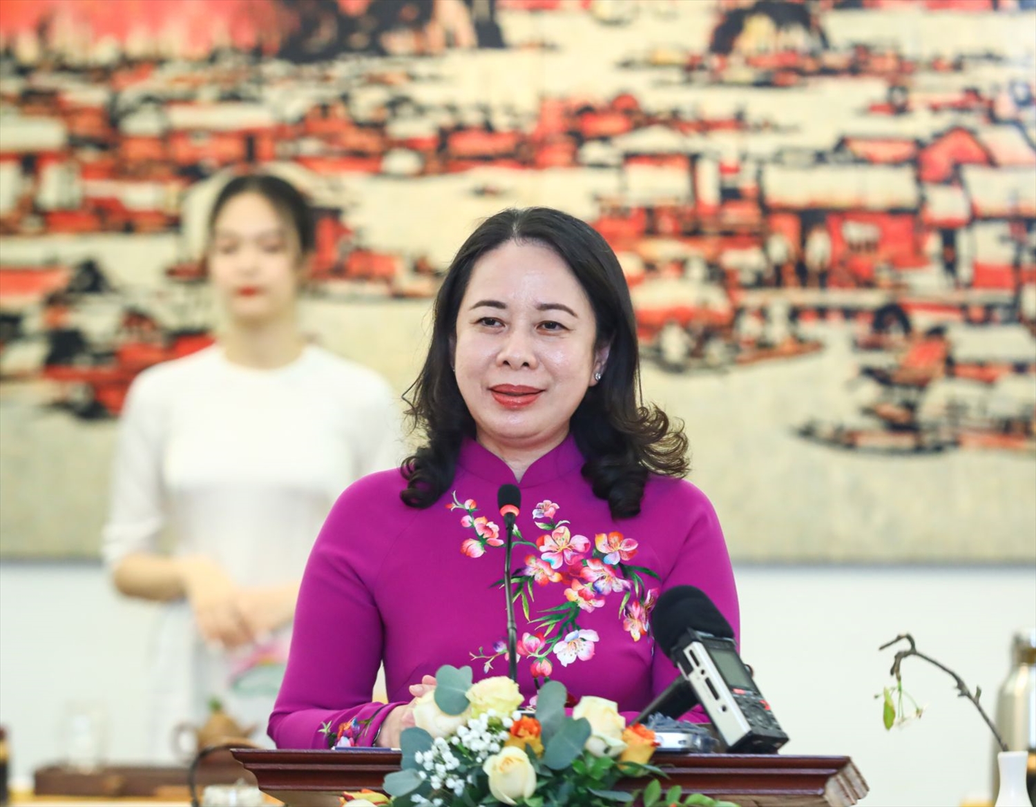  Phó Chủ tịch nước Võ Thị Ánh Xuân phát biểu. Ảnh: VPCTN